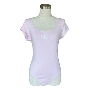 🩷 Valentines NWT Calvin Klein Coquette Pink Thong Bodysuit